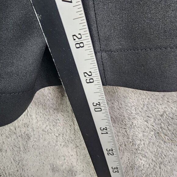 Mens Black Greg Norman Dress Pants Straight Chino Golf Flat Front Size 40X30 - Picture 9 of 11